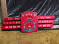 Vintage 1960s German Folk Art Wooden Perpetual Calendar - AFRC Chiemsee Souvenir sign pf