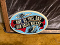 AUTHENTIC YORKCRAFT FOLK ART SIGN  "GIVE US THIS DAY OUR DAILY BREEZE" pf