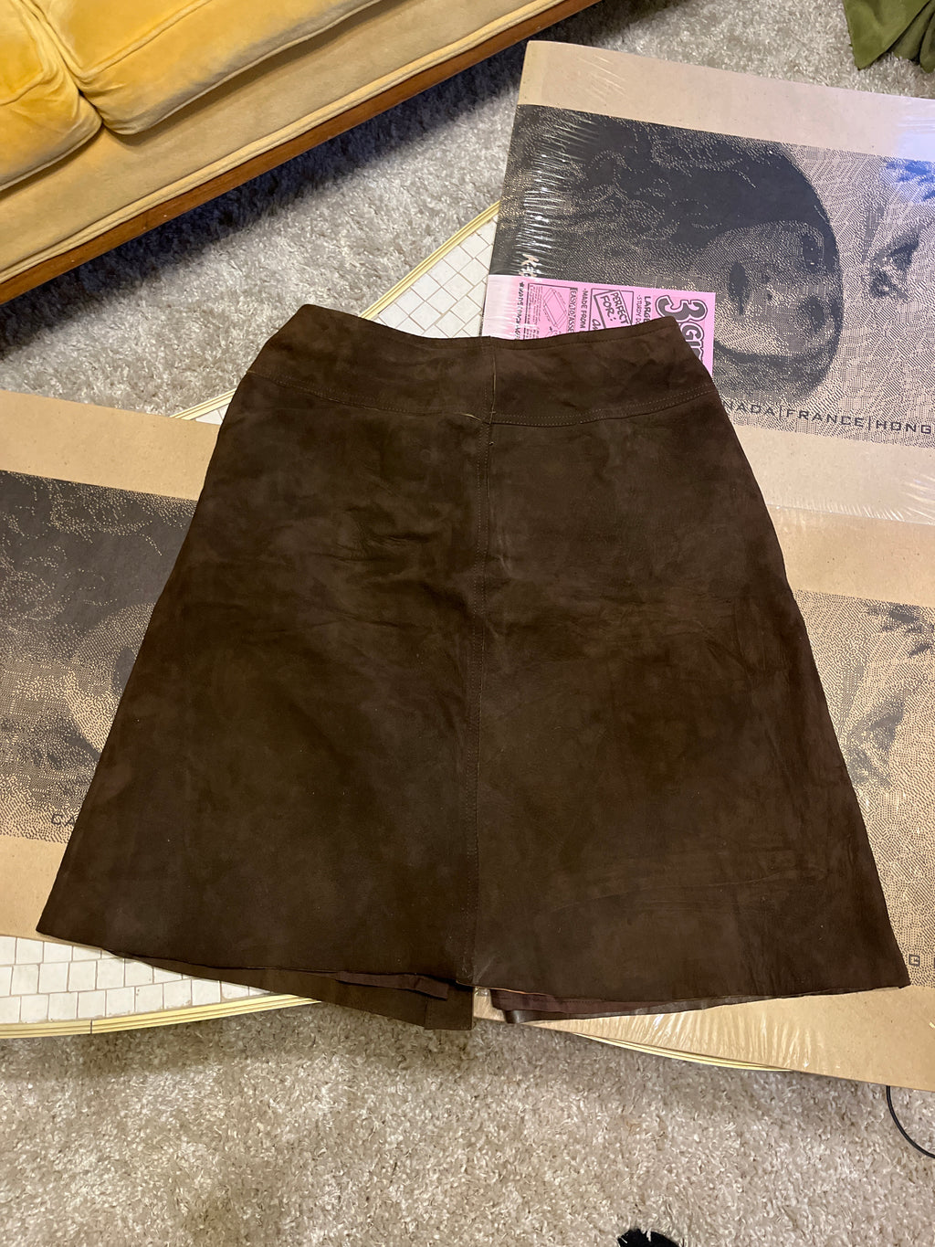 Vintage Horst suade skirt zz