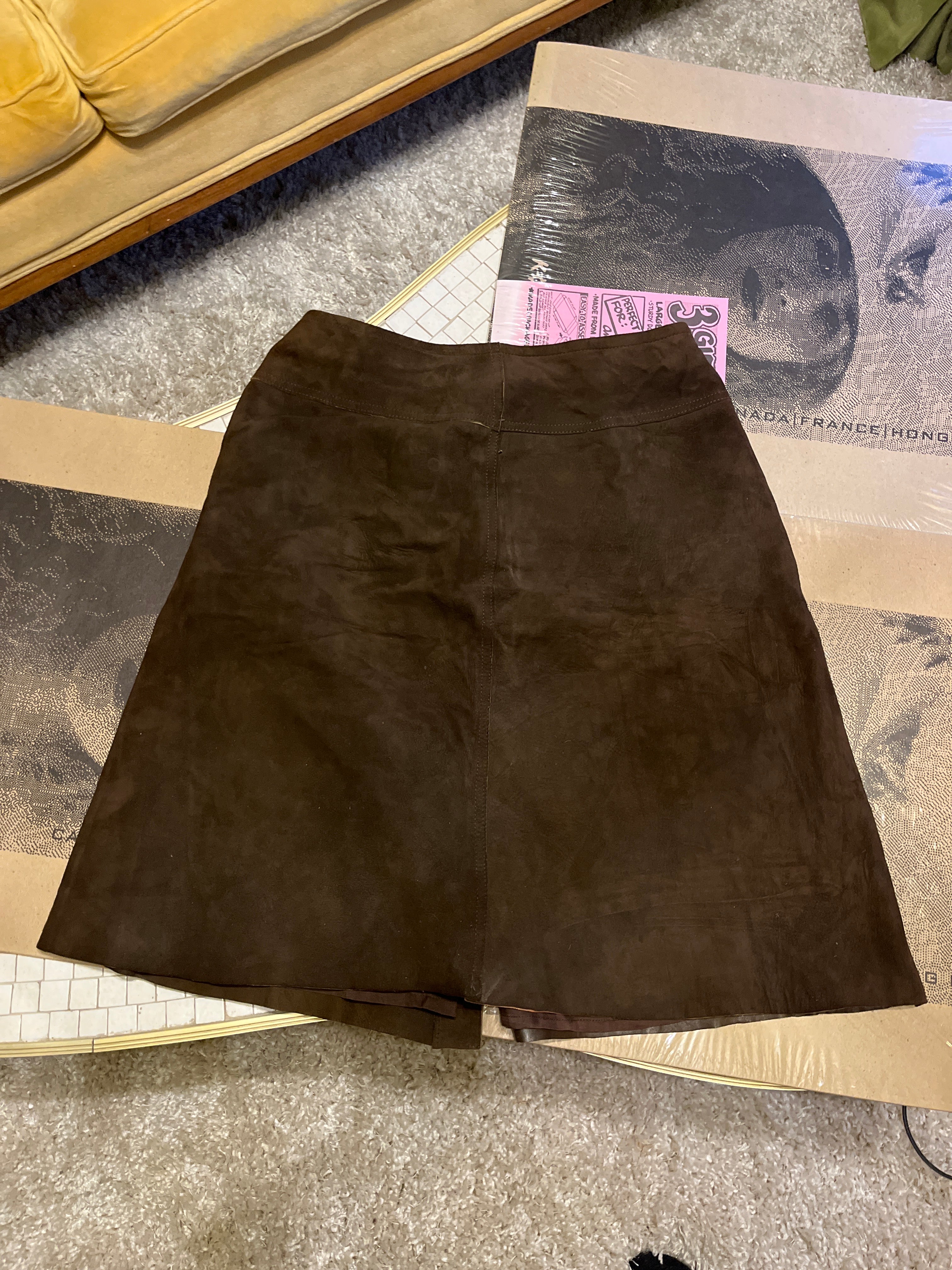 Vintage Horst suade skirt zz