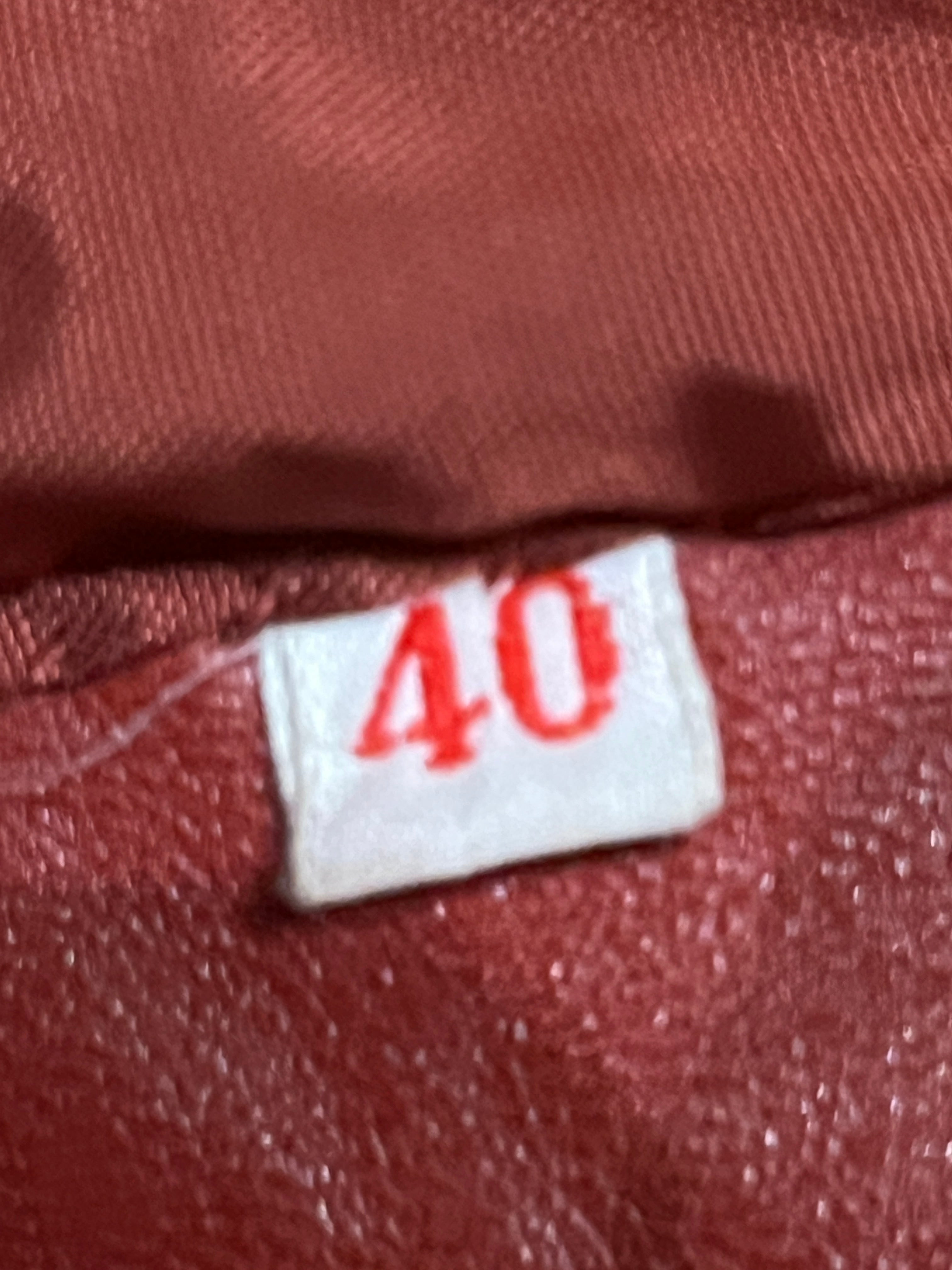 Vintage 1970s Arbitro Red Leather Jacket – Soft Spanish Leather, Size 40 zz